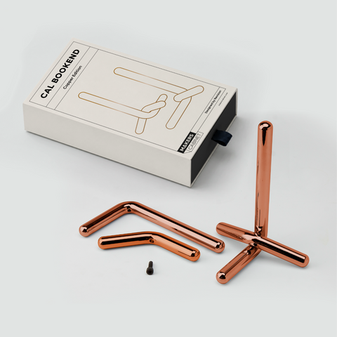 Cal Bookend Set (Copper)