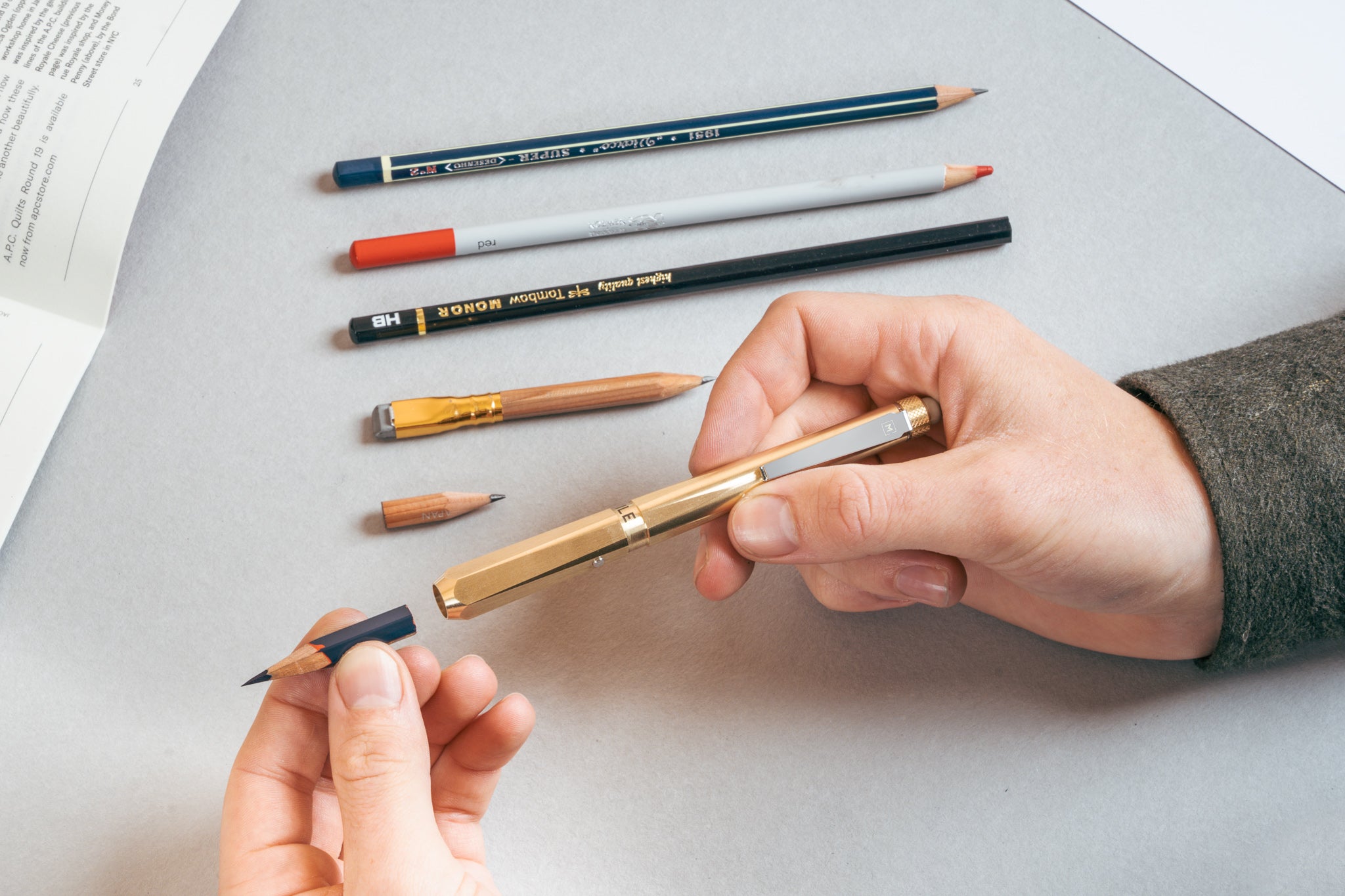 FERRULE - Brass Pencil Holder – Makers Cabinet